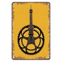 Metal Tin Sign Tour De France Cycling Wall Decoration Plaque Vintage Poster Iron Painting for Man Cave Home Cafe Garden Club Bar 20x30cm