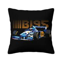 Michael Schumacher Benetton Hug Pillowcase F1 Car Racing Backpack Cojines Livingroom DIY Printed Chair Coussin Covers Decorative 30x30cm