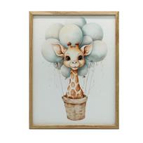 Colors of Dreams Above Clouds Colors of Dreams Above Clouds, 50X70 Cm, Dark Brown Wooden Frame, 230 Gsm Matte Paper 54