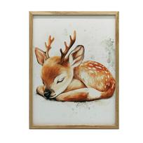 Sleeping Deer Poster Sleeping Deer Poster, 50X70 Cm, Black Aluminum Frame, 230 Gsm Matte Paper 54