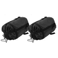 HWYSD201202 2Pcs Outdoor Camping Sleeping Bag Travel Adult Compression Storage Bag