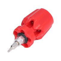 Hand Screwdriver Slot Cross Pentalobe Multiple Bits Combination Screw Driver Tool SD?021 red