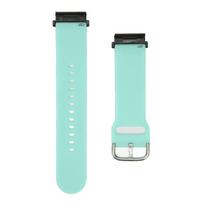 22mm Silicone Watch Band Smart Sports Watch Band Straps Replacement for Garmin Fenix 7 6 5 Light šviesiai mėlyna spalva
