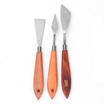 Popular Practical 3 Piece Neutral Palette Knife Scraper Palette Knife Blade Oil Painting Supply