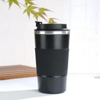 380 ml 510 ml nerūdijančio plieno kavos puodelis terminis puodelis Garrafa Termica Cafe Copo Termico Caneca Neslystantis kelioninis automobilio izoliuotas butelis 510ml juoda