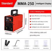 220V Mažas buitinis elektrinis suvirinimo aparatas MMA-250 Nešiojamas mini pramoninis inverterinis suvirinimo aparatas Rankinis suvirinimo galios įrankis MMA-250 Standard