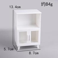 1:12 Lėlių namelio mini baldų modelio scenos modernūs balti aksesuarai spintelė spintelės vaikų žaidimų namelio žaislai white