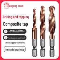 Tiangong 3-in-1 Composite Taps: Drills and Taps Stainless Steel Holes for Tapping Screws M4 Titanium Plated 4341