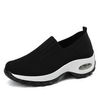 New women's shoes summer breathable mother shoes lazy one-pedal overshoes fashionable large size casual sports shoes 36 juoda