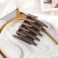 1pc Lazy style hair with forked temperament, vintage ponytail style, fashionable large and simple hair clip, women's hair tie