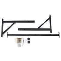 Wall Mounted Heavy Duty Chin Pull Up Bar Gym Workout Training Fitness Pro Mount Indoor Sports Equipment Black