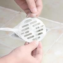 100 Disposable Floor Drain Filter Screens for BathroomsToiletsKitchens Drains and Sinks 100 pieces in a pack