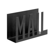 Elegant Iron Mail Sorter Metal Cutout Desktop Envelope Organizer Efficient Document Storage Rack for Home or Office B1
