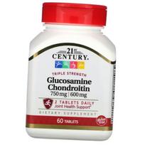 Glucosamine Chondroitin, Triple Strength Glucosamine Chondroitin, 21st Century (03440011) 60tab