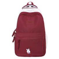 Campus backpack large capacity fashionable travel backpack classic sports outdoor travel bag 18 inches brown