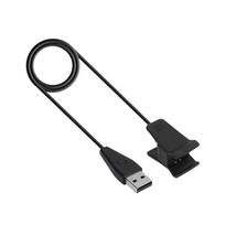 USB įkrovimo laidas Fitbit Alta HR, pakaitinis įkrovimo laidas, įkroviklio adapteris Fitbit Alta apyrankei 1M Fitbit Alta juoda