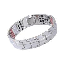 , fashionable detachable multi-point bracelet, negative ion energy men's alloy bracelet, specially for