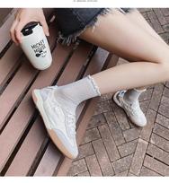 Sheepskin version~ New ballet women's light leather breathable casual shoes large size sports white shoes 35 balta
