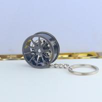 Rato Stebulė Automobilio Raktų Grandinėlė Fidget Žaislas Automobilio Padanga Stabdžių Diskas Raktų Grandinėlė Įrankis Raktų Pakabukas Maišeliams Pakabukas 3D Lydinio Modelis Dovana Dekoras