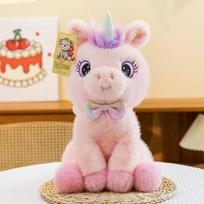 Cartoon Star Unicorn Plush Toy Cute Pink Pony Doll Children's Doll Girl Gift 40cm