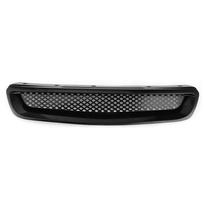 Priekinio variklio dangčio Bamperio Grotelės Įsiurbimo Tinklelis ABS Juoda Grotelė Tinka Honda Civic 1999 2000 black