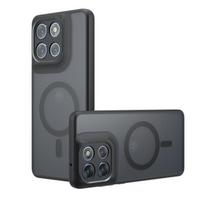 Dėklas Motorola Moto G86 G56 5G, atsparus smūgiams, magnetinis, matinis, pagamintas iš PC+TPU, su apsauga nuo pirštų atspaudų, permatomas dangtelis, skirtas MOTO G 86 Motorola Moto G86