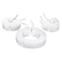 Halloween Victorian Collar Renaissance Neck Ruff Clown Choker and Wrist Ruffle Cuffs Set for Women's Cosplay Costume balta