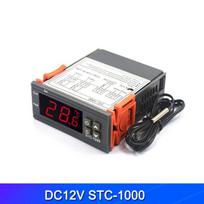 STC-1000 STC 1000 LED Digital Thermostat for Incubator Temperature Controller Thermoregulator Relay Heating Cooling 12V 24V 220V DC12V gray