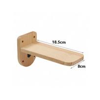 Cat-shaped wall shelf Natural wooden wall shelf Wall-mounted shelf suitable for living rooms For use with pets