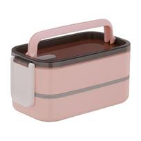 Bento Boxes Durable Leak-Proof for On-the-Go Meal BPA-Free Food-Safe Material rožinė