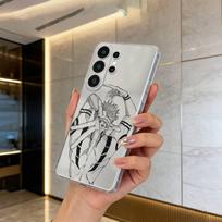Popular-Anime--Jujutsu -Kaisen Phone Case For Samsung S25,S24,S21,S22,S23,S30,Ultra,S20,Plus,Fe,Lite Transparent Cover Samsung S30plus5G