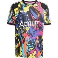Adidas Originals Archive AOP marškinėliai, vyriški daugiaspalviai trumpomis rankovėmis futbolo marškinėliai KD4800 M pink