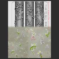 3D Flower Silicone Mold Nail Carving Mould Stencils Spring Summer Lotus Lily Flower Nail Art Decorations Manicure Template Tools