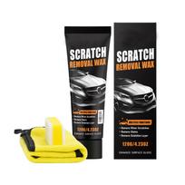 Car Scratch Removal Wax Kit 120g with Applicator Sponge and Microfiber Towel for Surface Gloss Enhancement and Minor Scratch Repair one size balta
