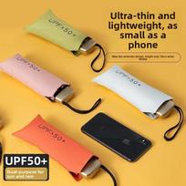Ultra-light ket Umbrella 2cm Bla Glue Sunade Rain Umbrella Card Small Fine Cact Travel Umbrella UV Protection