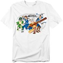 Avatar The Last Airbender - Avatars Group -  Men Children's T-shirt 100 white