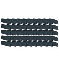 Drenažo dangtelis PVC langams, antracito spalvos, 36 mm, 50 vnt. rinkinys