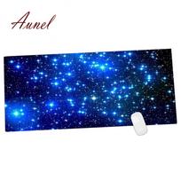 Anti-slip Laptop Computer Gaming Large Mouse Pad Keyboard Mat Galaxy Pattern mėlyna
