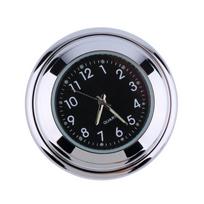 Waterproof Motorcycle Motorbike Handlebar Mount Round Dial Clock Accessory balta