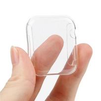 Ekrano apsauga Apple Watch 6 dėklui 44MM 40MM Full TPU buferis Iwatch Cover 42mm 38MM priedai, skirti iwatch serijai 5 4 3 2 1 42mm Series 321 skaidri