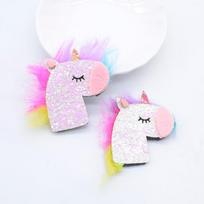 10vnt. 45mm Spalvotos karčių vienaragio aplikacijos Scrapbooking papuošalai Pleistrai DIY rankdarbių reikmenys balta