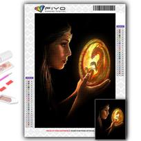 DIY 5D Diamond Painting Game of Thrones Dragon and Beauty  Cross Stitch Kit Full Drill Embroidery Mosaic Art Picture of Rhinestones Gift Full Square 20X30CM brown