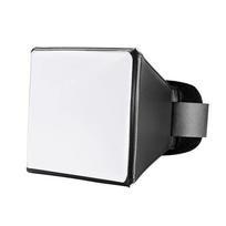 Blyksčio difuzorius atšvaitas softboxas profesionalus mini foto difuzorius minkštos šviesos dėžė daugumai prekės ženklų skaitmeninių fotoaparatų juoda