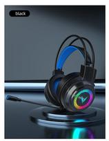 Gaming Headset 7.1 Stereo SVirtual Surround Bass Earphone Headphone with Mic LED Light for Computer PC Gamer Foldable juoda
