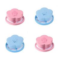 Washing Machine Lint Filter Bag Laundry Mesh Hair Catcher Floating Ball Pouch One Size mėlyna