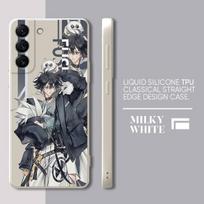 Telefono dėklas Samsung Galaxy S21 5g S10e S20 Fe S8 S9 Plus S10 S23 Ultra S22 Anime Japonija Jujutsu Kaisen Kvadratinis skystas dangtelis Samsung S20 5G