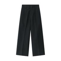Vyriškas pavasario stiliaus naujas laisvalaikio kostiumas, vidutinio juosmens, ilgos kelnės, laisvos plačios kojos, šluojamos grindys, paprastos M juoda