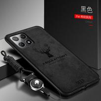 „Xiaomi Mi 13 Pro“ dėklas Minkštas silikonas + kietas audinys „Deer Slim“ apsauginis galinis dangtelis, skirtas „Xiaomi Mi 13 13Pro Mi13“ telefono korpusui For Mi 13 juoda