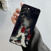 „Samsung Galaxy S23 S22 S21 S20 Fe Ultra S10 S9 S8 Plus Note 20ultra 10plus“ dėklas Japonijos samurajų kraštovaizdžio dažymas rašalu Samsung Note 10 Plus