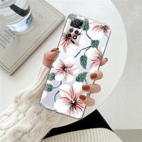 Vintage Leaf Flower Floral Clear Case For Xiaomi Redmi Note 12 7 8 9 8t 11t 8 10 Pro 9s 10s 11 11s For Mi 9a 9 9c 9t 10 10c K40 Redmi Note 9 gray